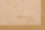Reynaldo Fonseca (1925-2019), Moça de Perfil - Aquarela s/ papel, ass. dat. 1976 inf. dir.