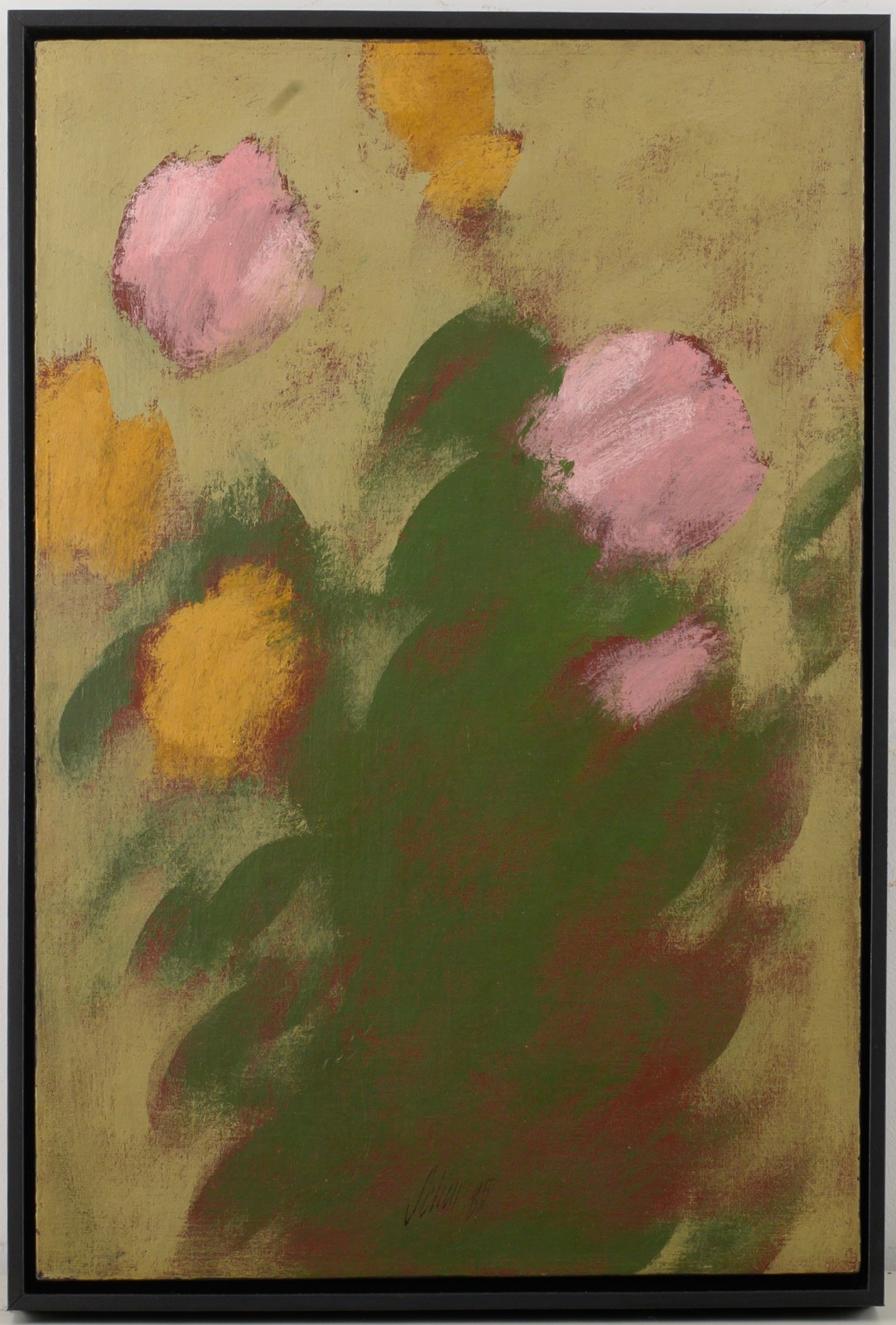 Carlos Scliar (1920-2001), Rosas Rosas e Amarelas - foto 2 de 4