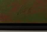 Carlos Scliar (1920-2001), Rosas Rosas e Amarelas - Vinil encerado s/ tela colada em chapa de madeira, ass. dat. 1985 na parte inf. e ass. titulado, sit. Cabo Frio, dat. 20/3/85 no verso.