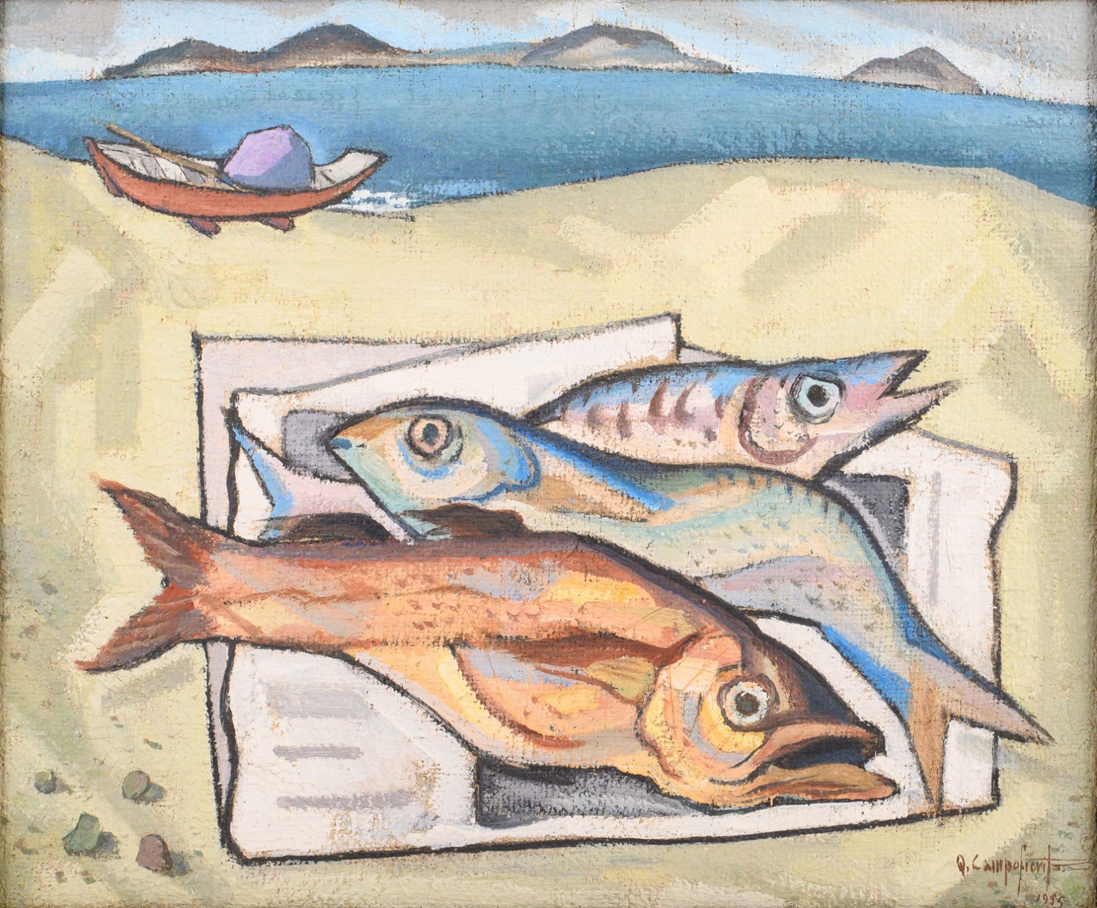 Quirino Campofiorito (1902-1993), Peixes na Praia - foto 1 de 4