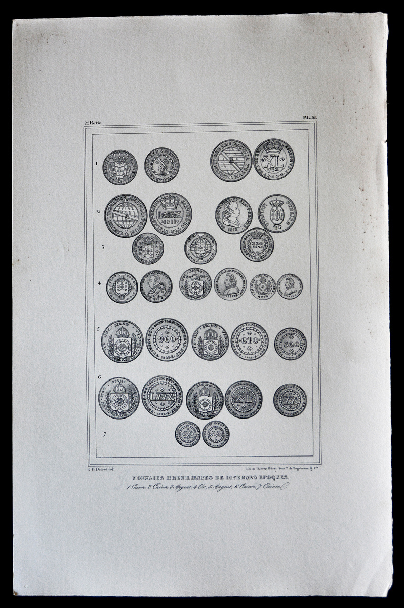 J B DEBRET - Litogravuras de Thierry Freres Succ. de Engelmann & Cia...