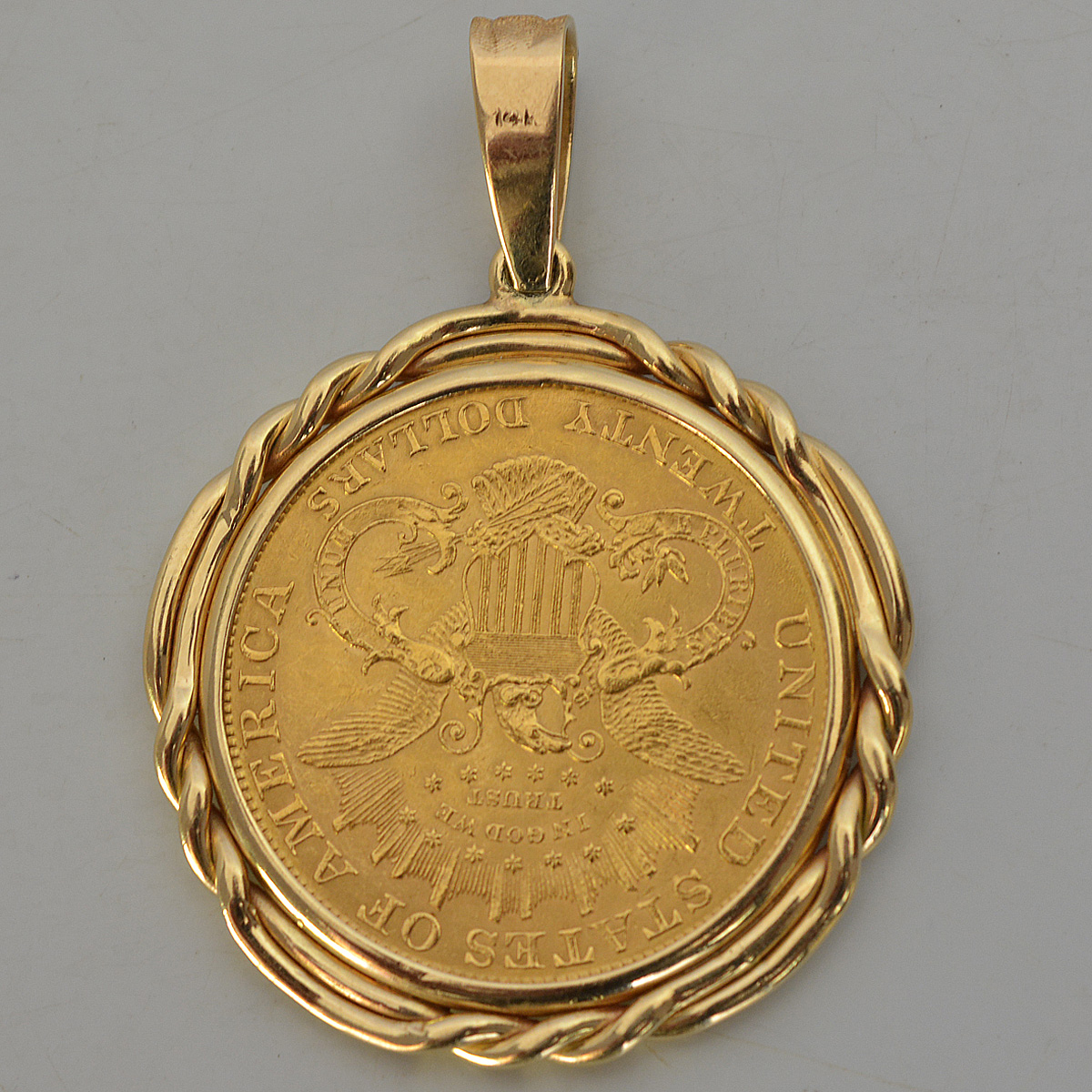 United States twenty dollar coin 1904, peso total aproximado 43.9 g... - foto 2 de 2