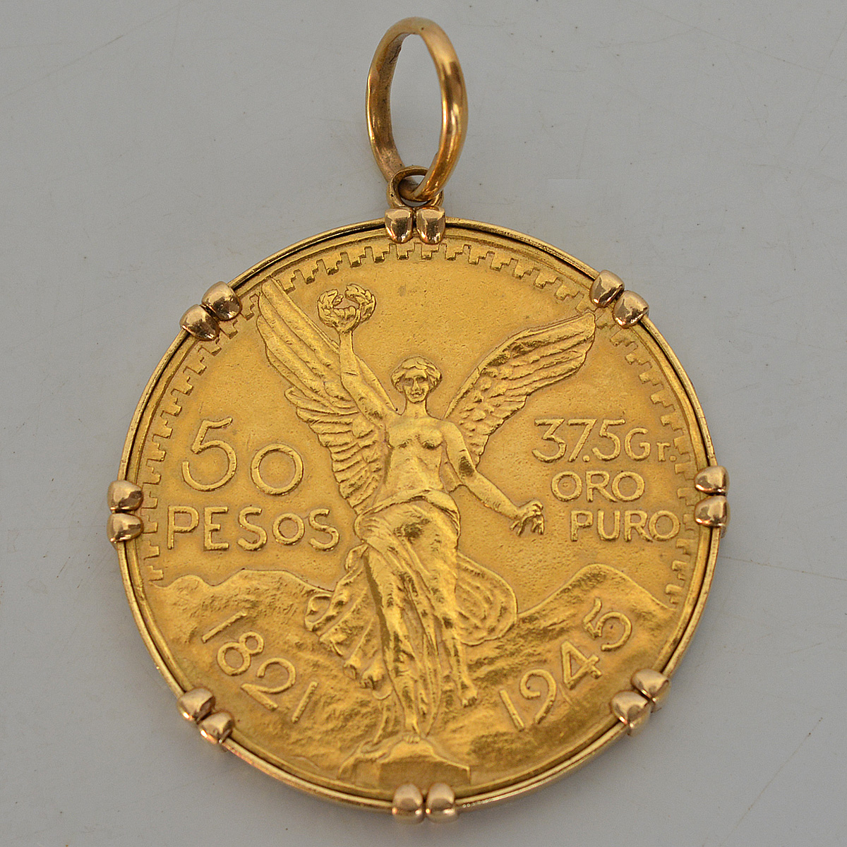 50 pesos 37.5 g 1821 - 1945 Estados Unidos Mexicanos, peso total... - foto 1 de 2