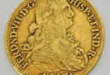 FERDND VII DG HISP ET IND R 1813 8S, peso total... - FERDND VII DG HISP ET IND R 1813 8S, peso total aproximado 26.8 g.