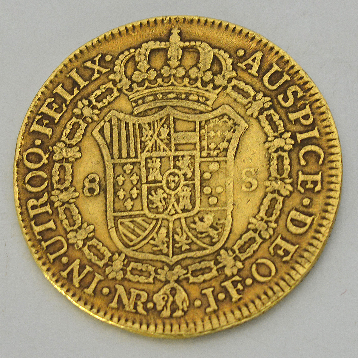 FERDND VII DG HISP ET IND R 1813 8S, peso total aproximado 26.8 g. - foto 2 de 2