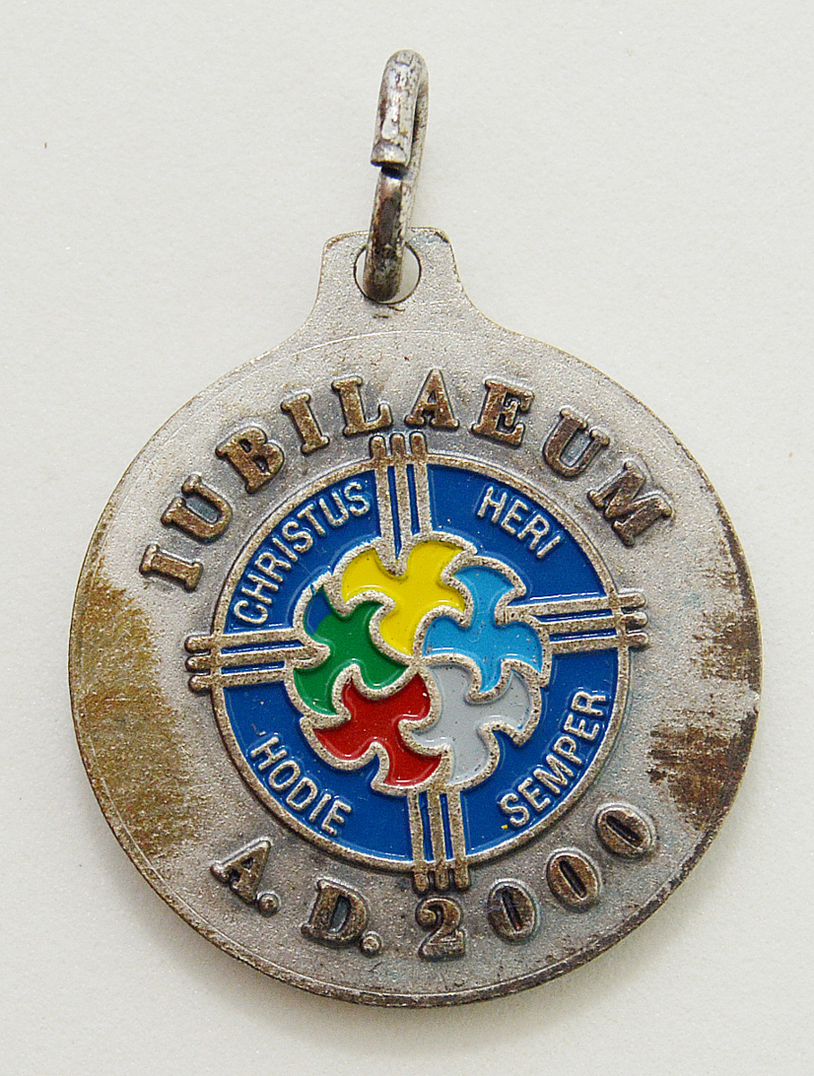 Colecionismo - Medalha em metal espessurado a prata do Papa João... - foto 2 de 3