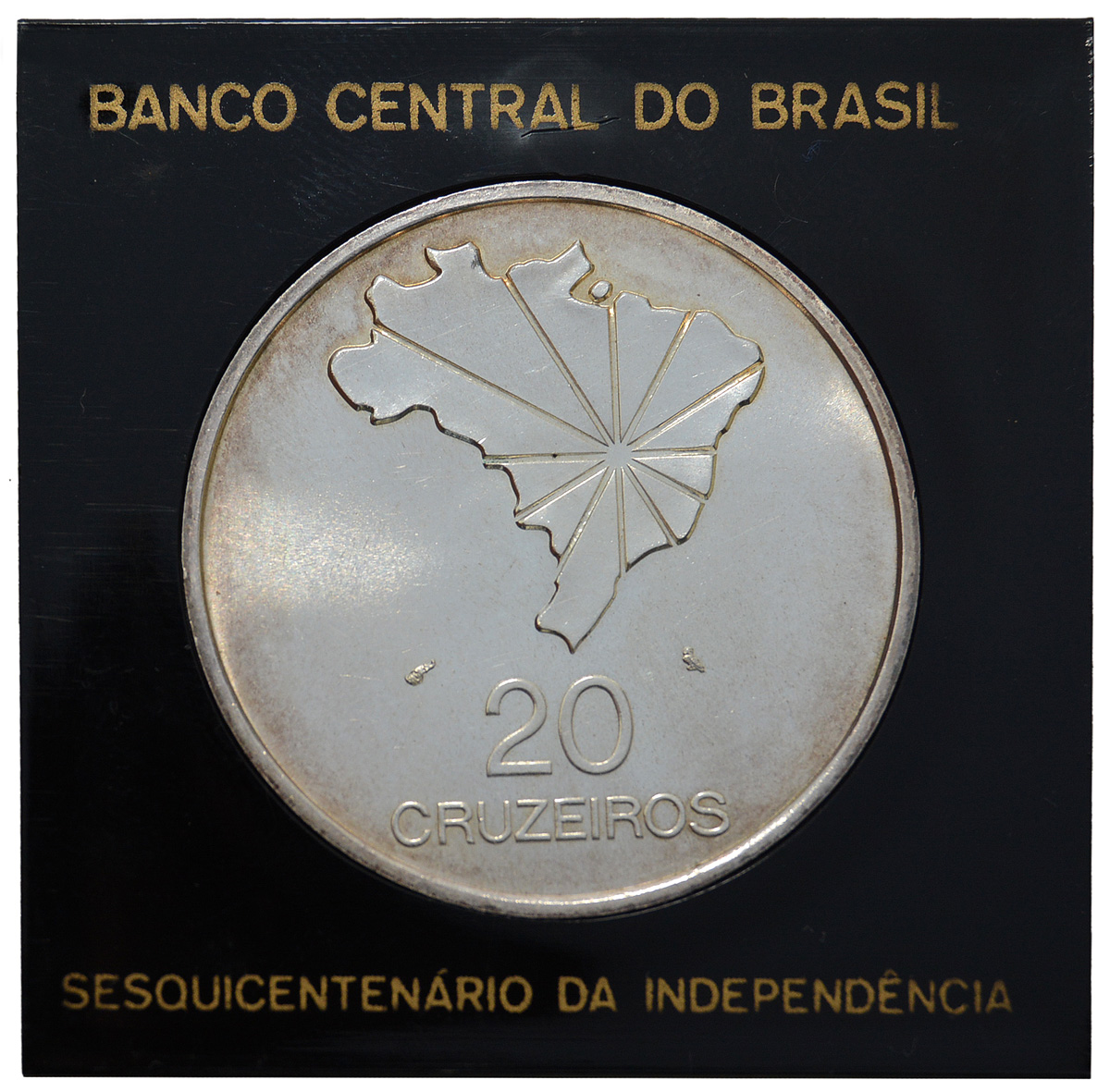 Colecionismo - Medalha em prata do Banco Central do Brasil... - foto 1 de 3