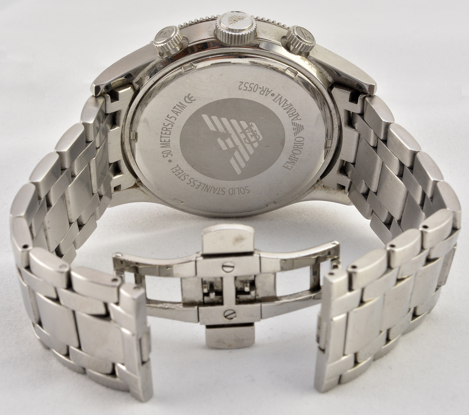 EMPORIO ARMANI - Solid stainless steel, 50 m and 5 atm, medindo a... - foto 2 de 2