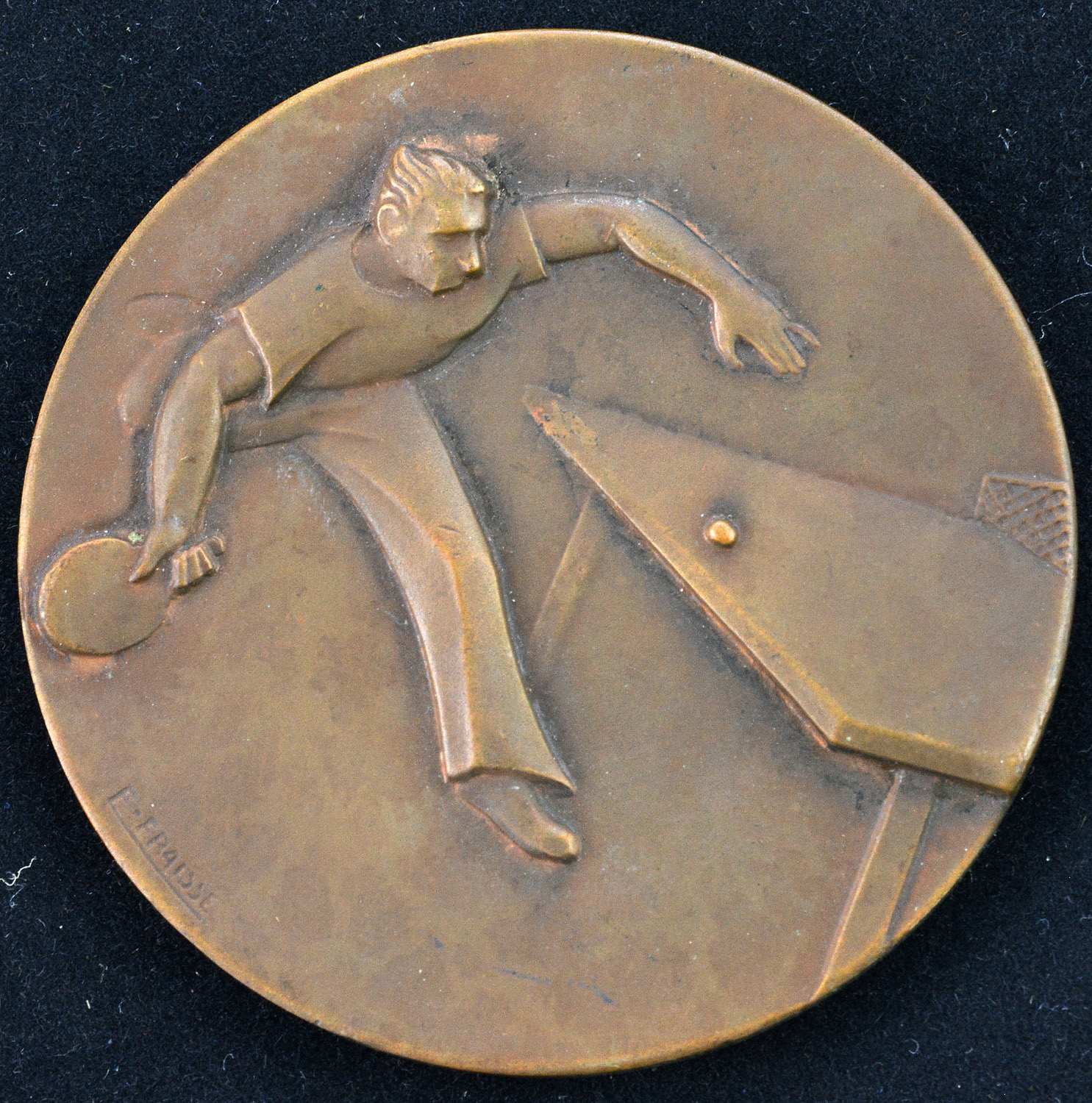 Colecionismo - Medalha em bronze Paquebot Louis Lumiere - Compagnie... - foto 2 de 2