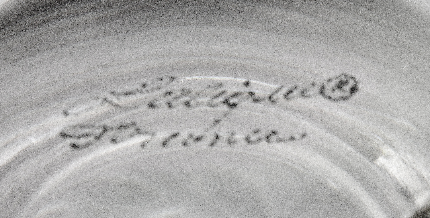 LALIQUE - Vaso em cristal frances, decorado em satiné com pássaros e... - foto 2 de 2