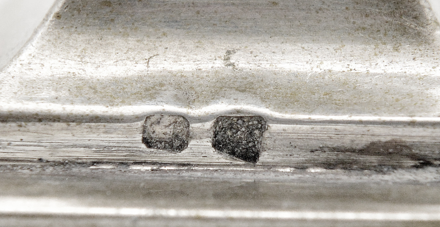 Rara imagem miniatura de coleção em prata contrastada representando... - foto 2 de 2
