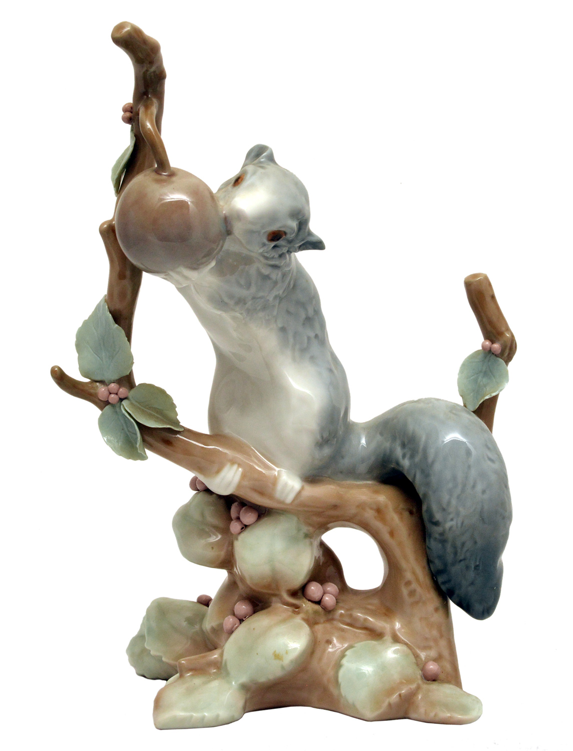 LLADRO - Escultura em porcelana espanhola representando esquilo... - foto 1 de 2