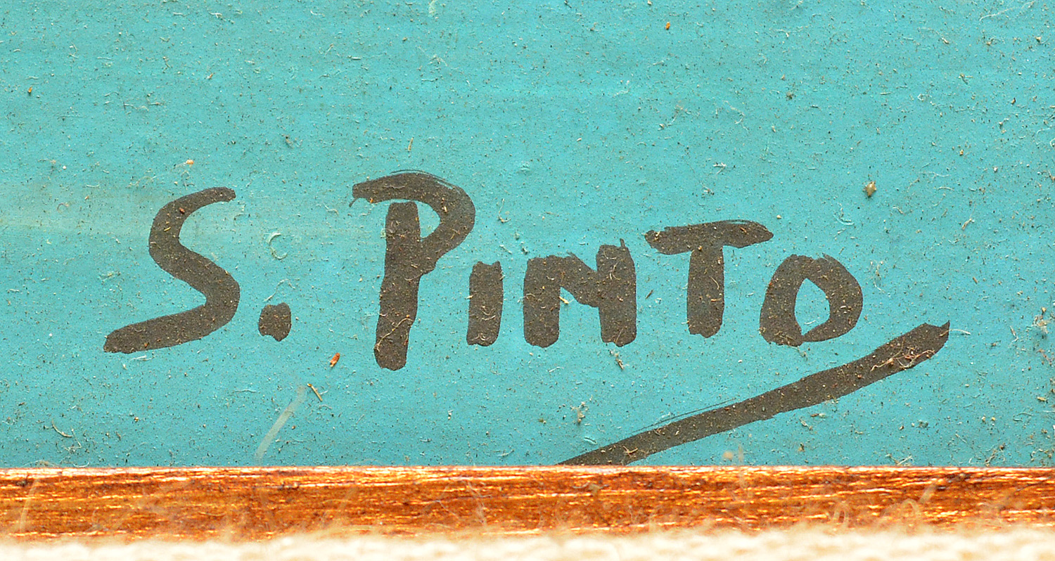SILVIO PINTO, "Marinha" - óleo sobre eucatex, assinado e datado 72... - foto 2 de 2