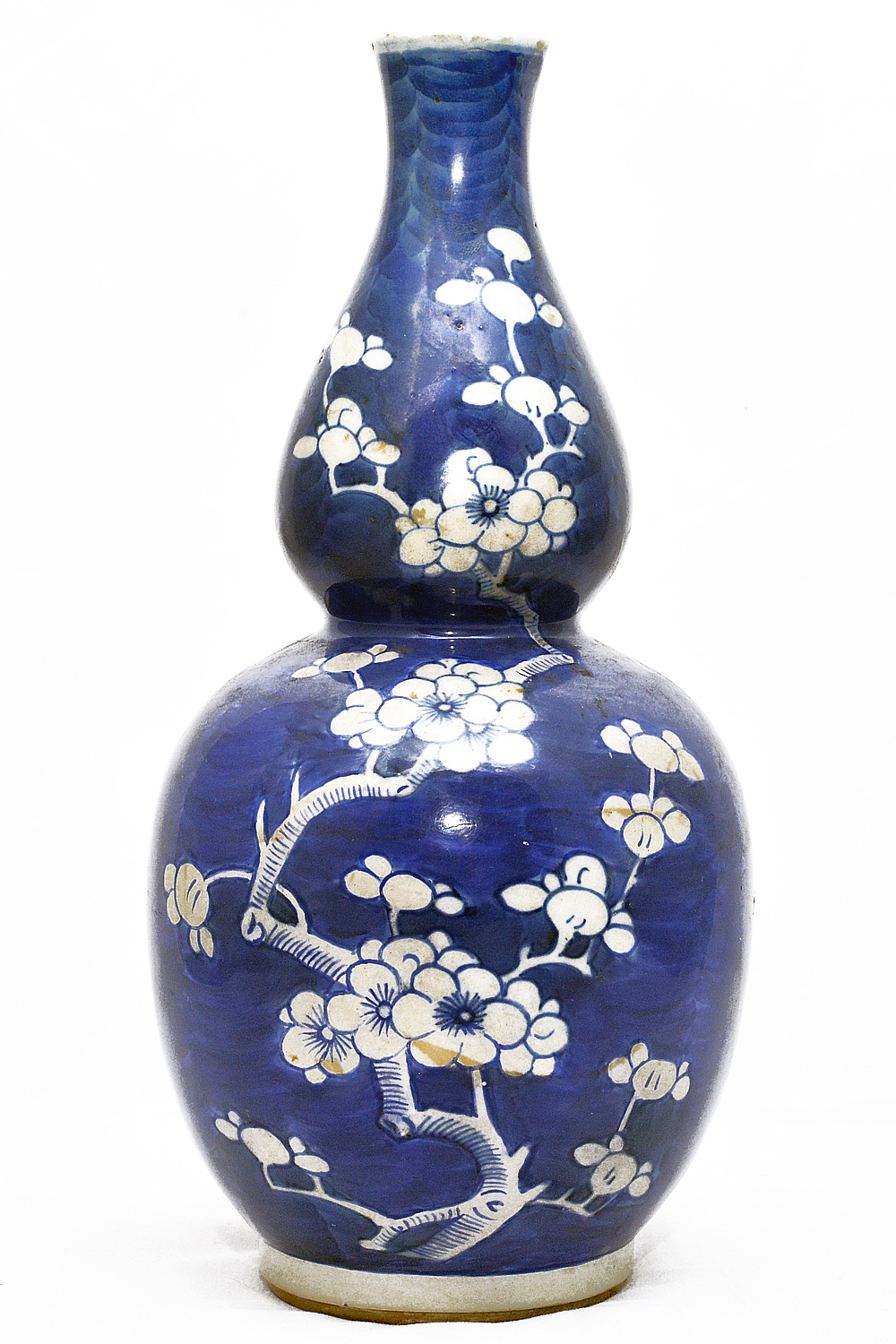 Vaso em porcelana chinesa com decoração de pessegueiro, século XIX... - foto 1 de 2
