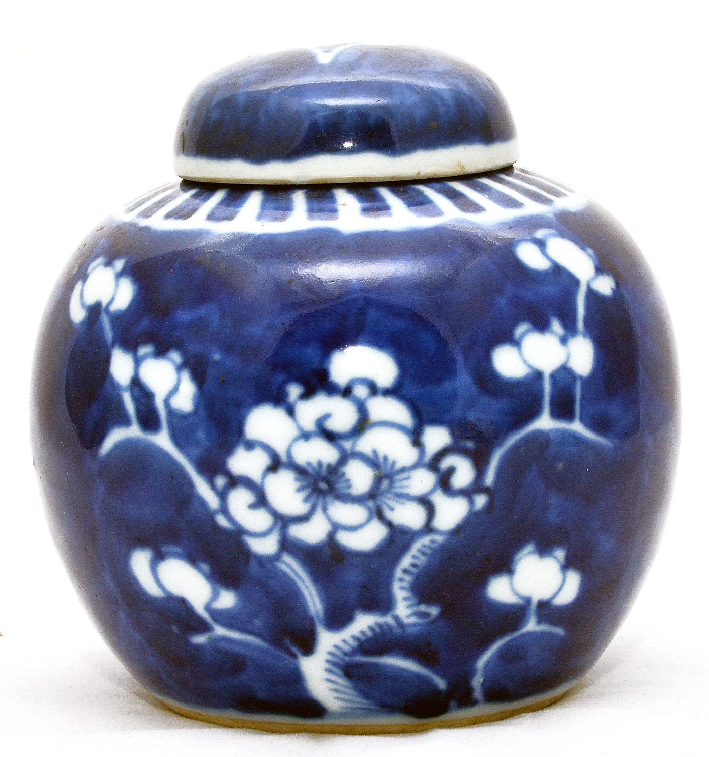 Potiche em porcelana chinesa com decoração de pessegueiro... - foto 1 de 2