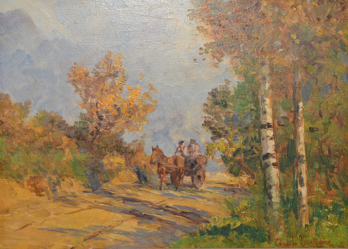 Angelo Cannone (1899-1992), "Paisagem Campestre"