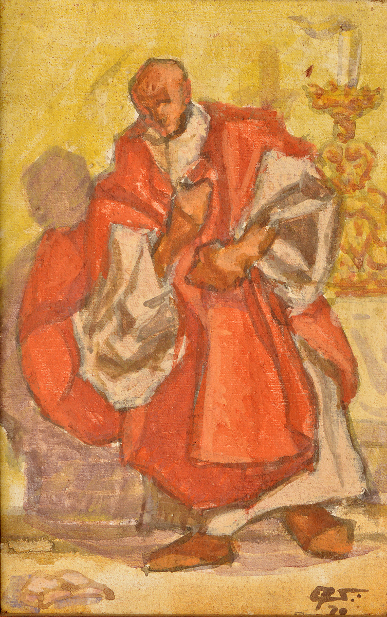 Eugênio Sigaud (1899-1979), "Celebrando Missa na Catedral" - foto 1 de 2