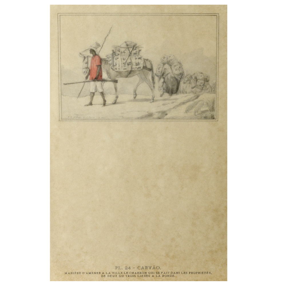Jean-Baptiste Debret (1768-1848), CARVÃO