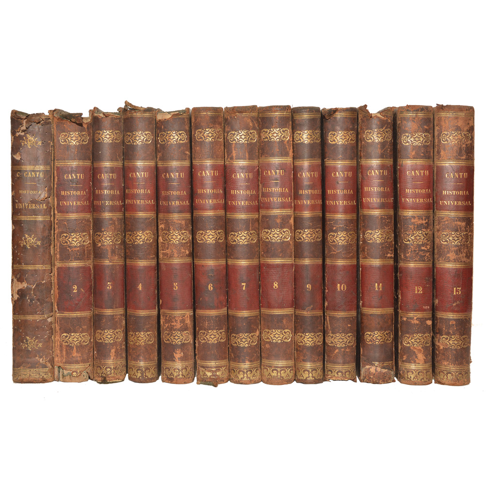 Lote composto por 13 livros: 13 volumes História Universal por Cesar...