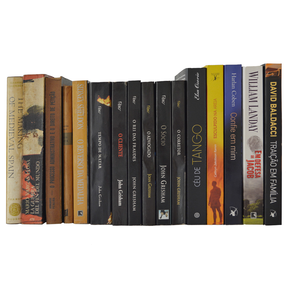 Lote composto por 16 livros de assuntos variados.