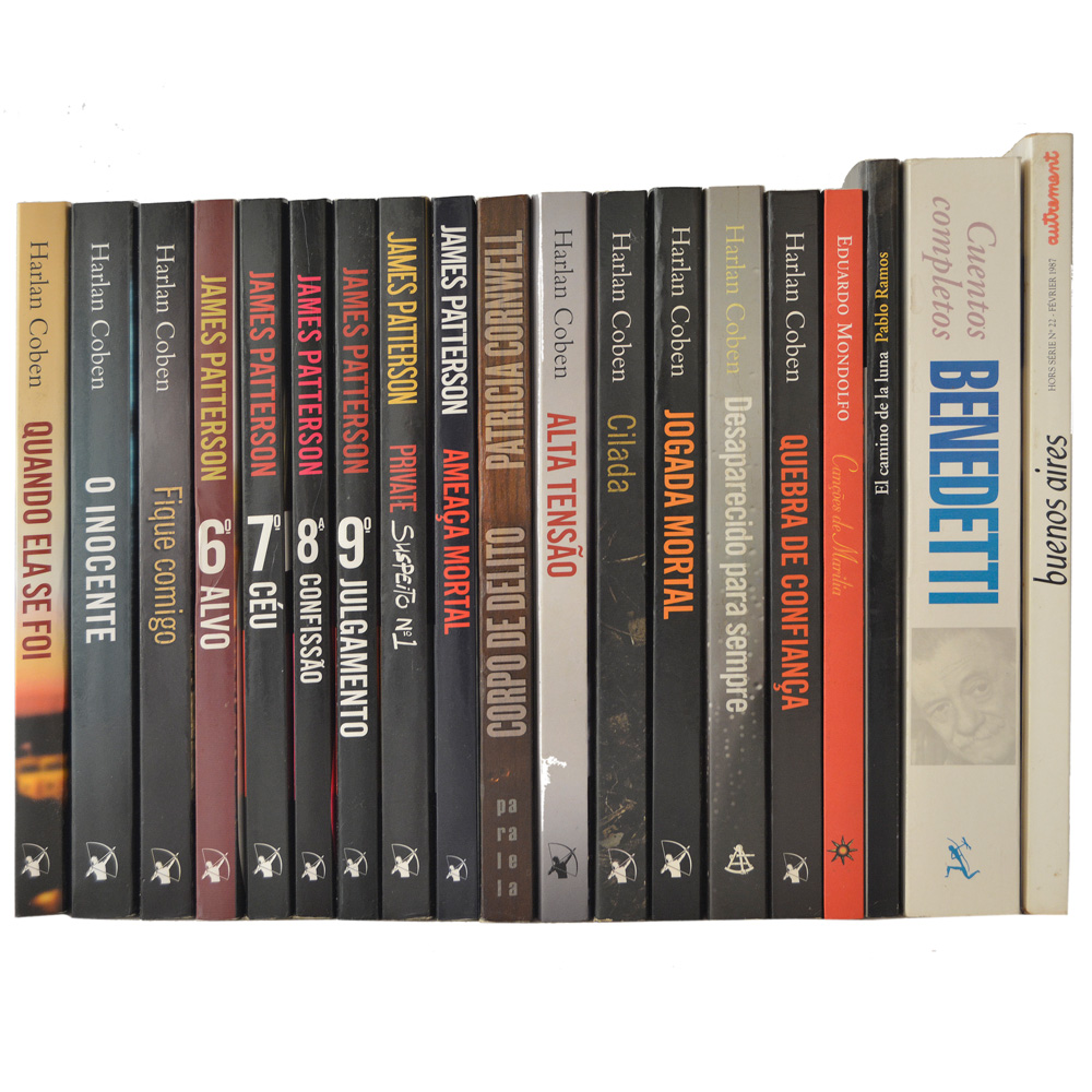 Lote composto por 19 livros de assuntos variados.