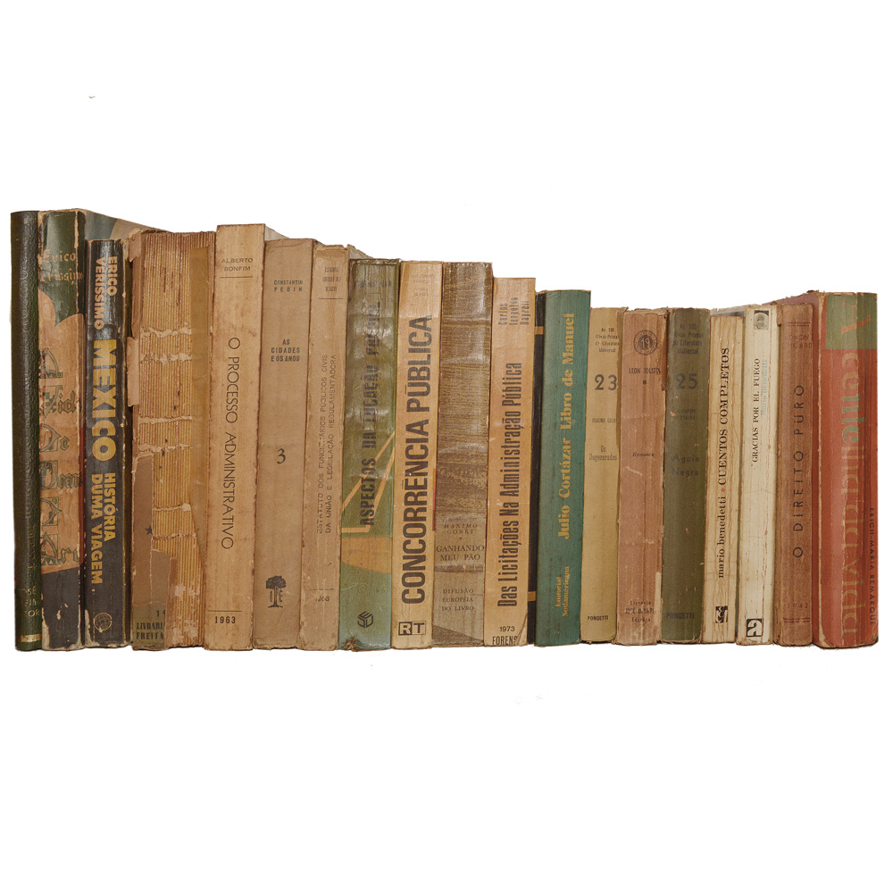 Lote composto por 20 livros de assuntos variados.