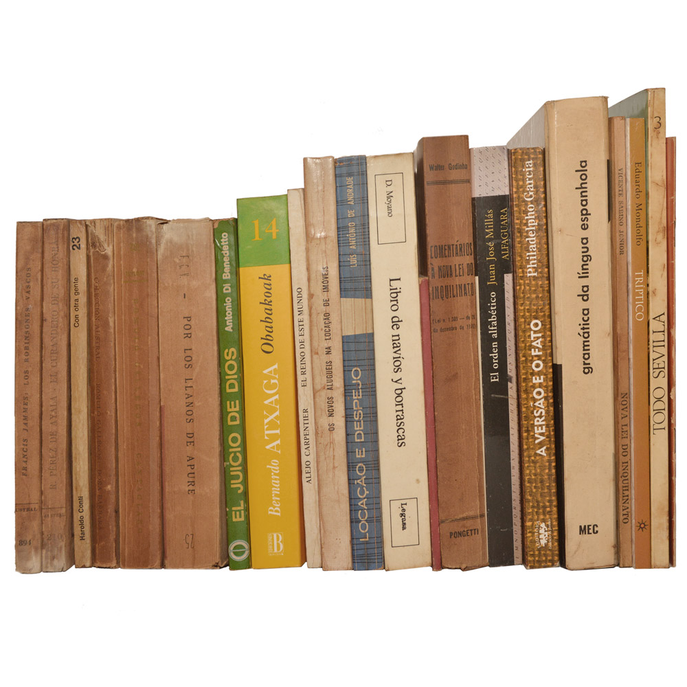 Lote composto por 21 livros de assuntos variados.