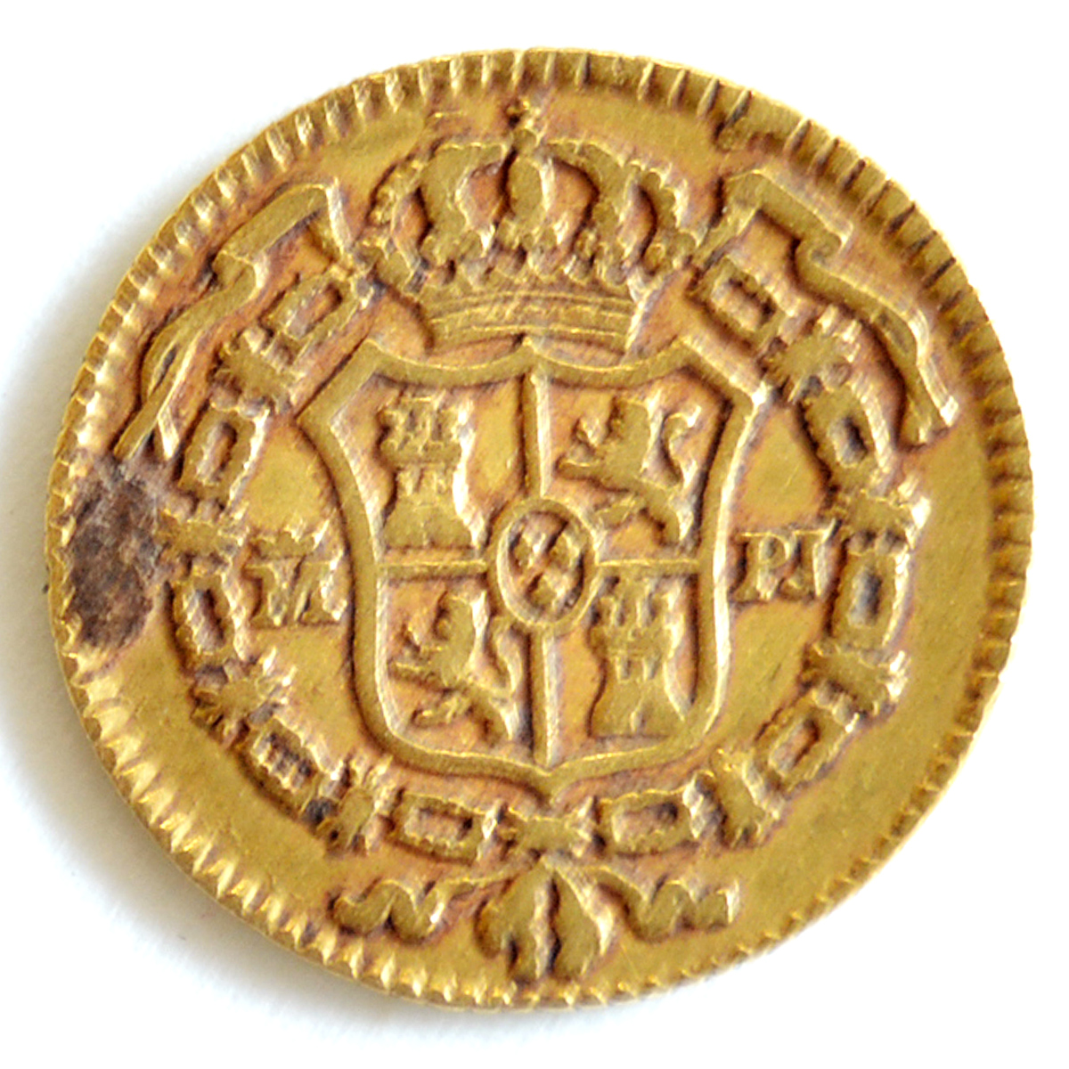 Numismática - Charles III - 1773 - D G HISP R SPAINISH - Crowned M PJ... - foto 2 de 2