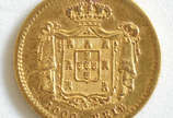 Numismática - Portugal Gold Coin 1855 1.77 g Pe... - Numismática - Portugal Gold Coin 1855 1.77 g Petrus V.