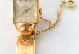 ROLEX "Precision",  relógio feminino, caixa qua... - ROLEX "Precision",  relógio feminino, caixa quadrada 16 x 16 mm e pulseira tudo em ouro amarelo 18k, movimento mecânico,peso 23,9 g. Funcionando...