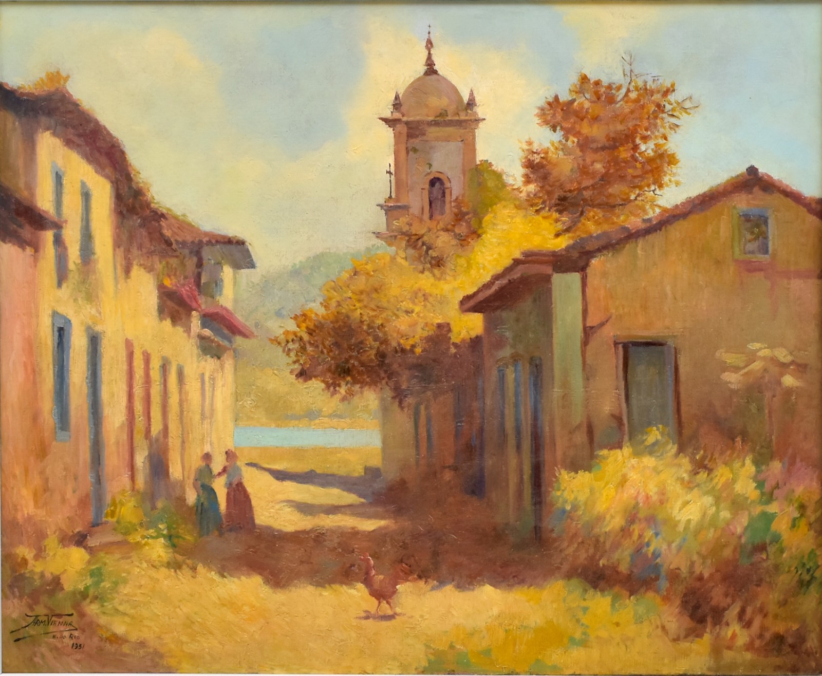 Armando Vianna (1897-1992), Beco antigo, 1957 - foto 3 de 6