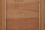 Carlos Scliar (1920-2001), Flores, funil, etc, ... - Vinil encerado e colado s/ eucatex<br>Ass. inf. esquerdo e verso<br>