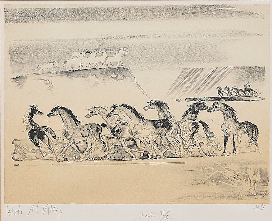 Lívio Abramo (1903-1993), Cavalos - foto 2 de 2