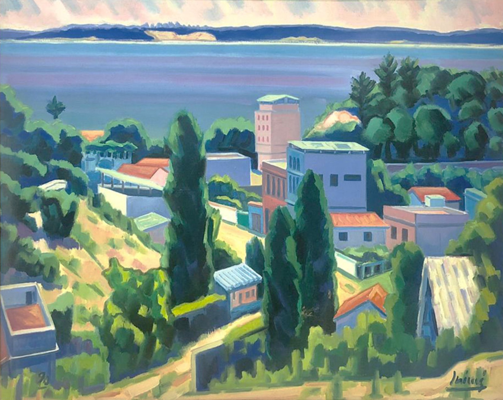 Inimá de Paula (1918-1999), Paisagem e Mar - Nova almeida, 1990 - foto 1 de 3