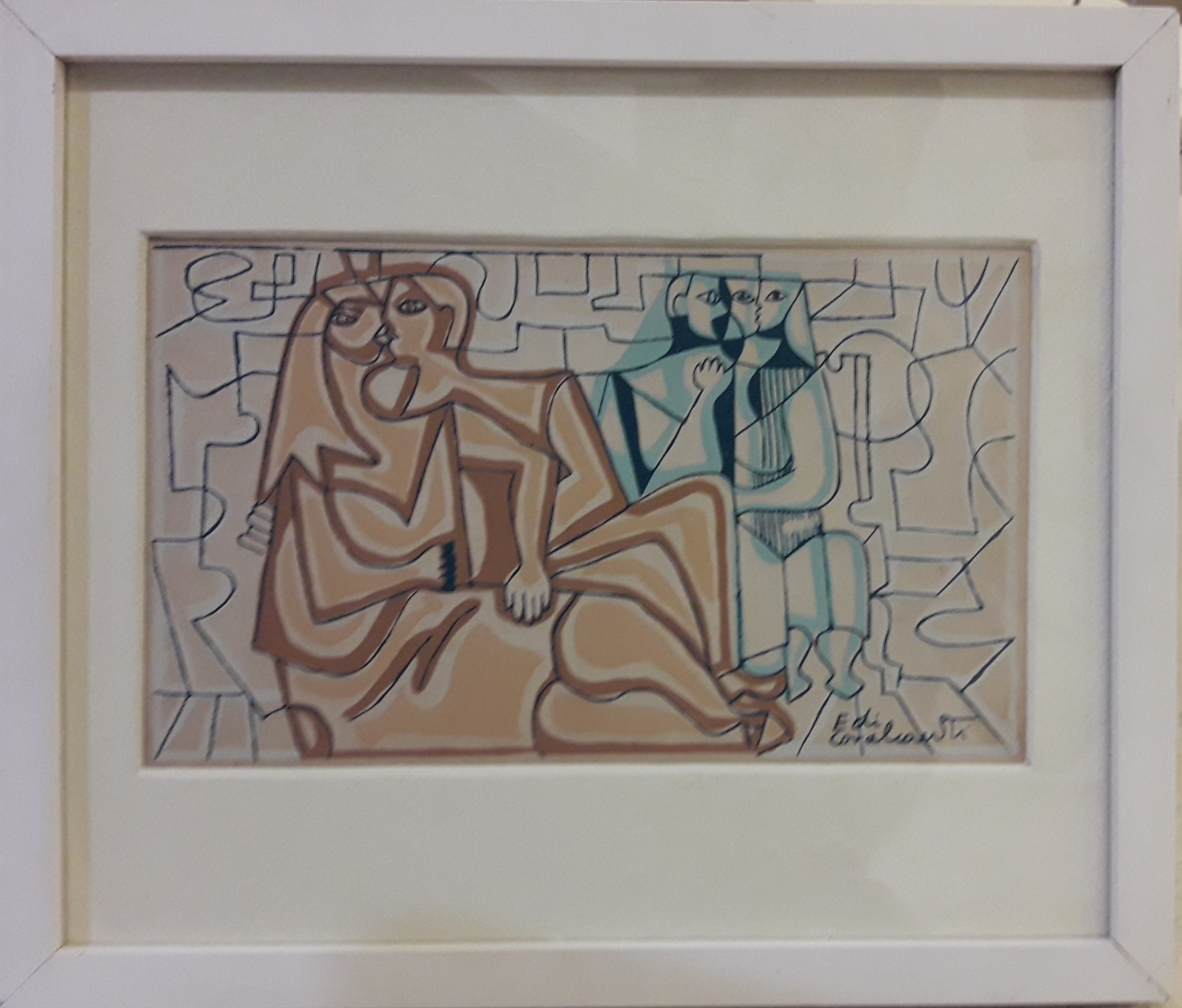 Di Cavalcanti (1897-1976), O beijo - foto 1 de 2