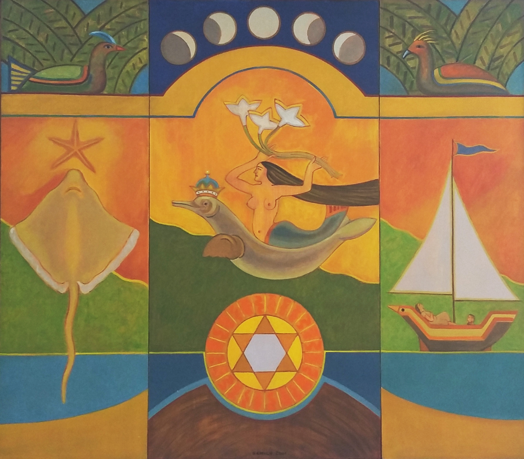 Gilvan Samico (1928-2013), O casamento do Boto com a Sereia - Homenagem a Tom Jobim - foto 1 de 2