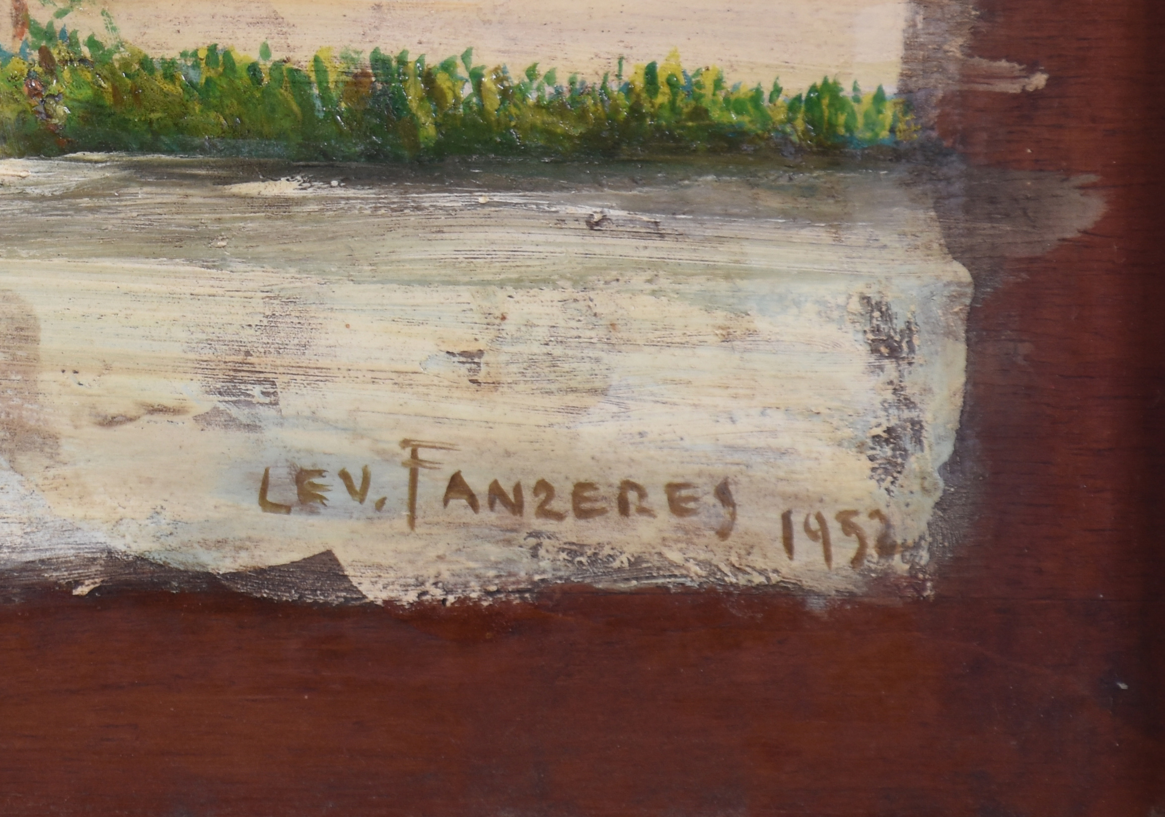 Levino Fânzeres (1884-1956), Caixa de pintura com representação de paisagem - foto 2 de 5