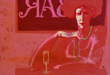Juarez Machado (1941), Bebedora de vinho - 1984
Óleo s/ chapa de madeira
Ass. inferior direito
70 x 100 cm
Com expertização de Waldir Simões