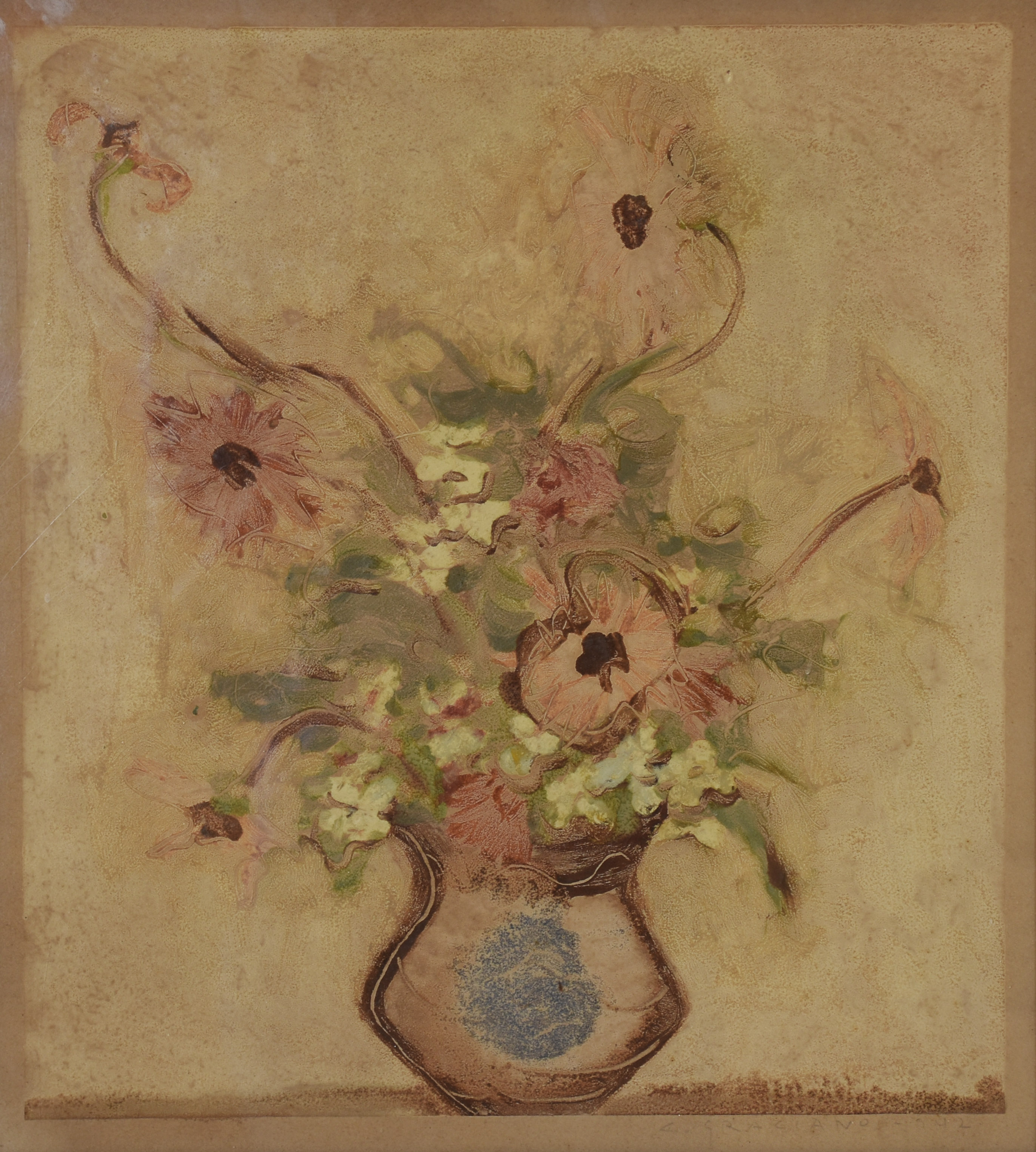 Clóvis Graciano (1907-1988), Vaso de flores - foto 1 de 3