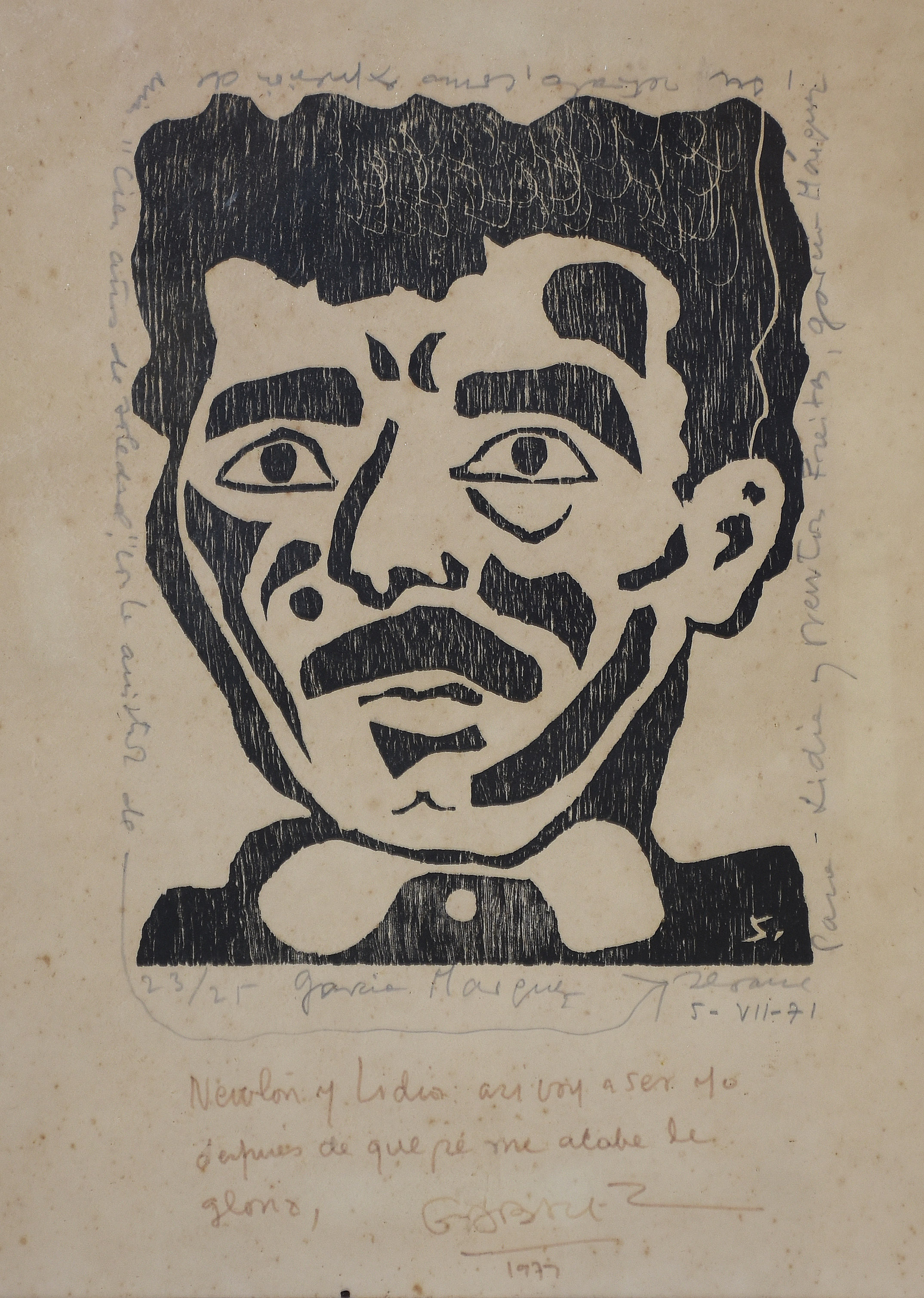 Retrato de Gabriel Garcia Marquez - foto 1 de 4