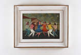 Heitor dos Prazeres (1898-1966), Sem título - 1963
Óleo s/ tela
Ass. inferior direito
48 x 70  cm