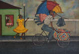Heitor dos Prazeres (1898-1966), O tintureiro - óleo s/ tela
50 x 66 cm
Ass. inf. direito 
1962
Apresenta certificado emitido pelo filho do artista.