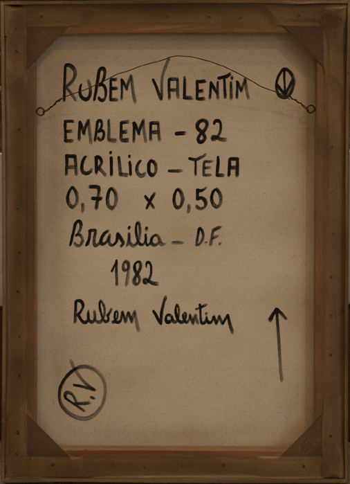 Rubem Valentim (1922-1991), Emblema, Brasília - foto 2 de 2
