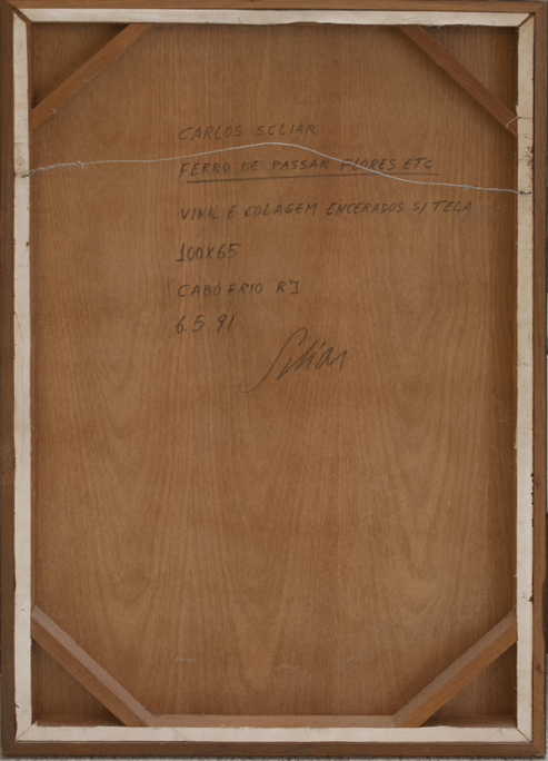 Carlos Scliar (1920-2001), Ferro de passar, flores etc - foto 2 de 3