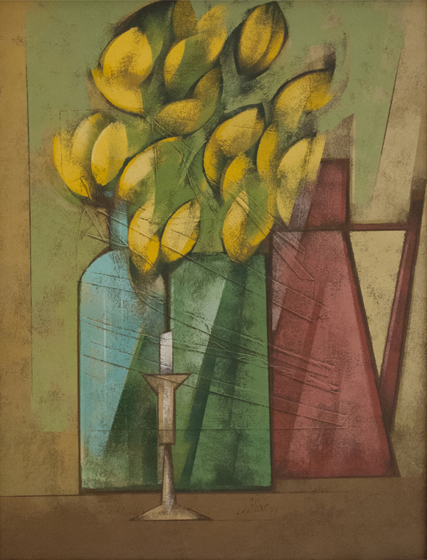 Carlos Scliar (1920-2001), Flores, garrafa etc - foto 1 de 3