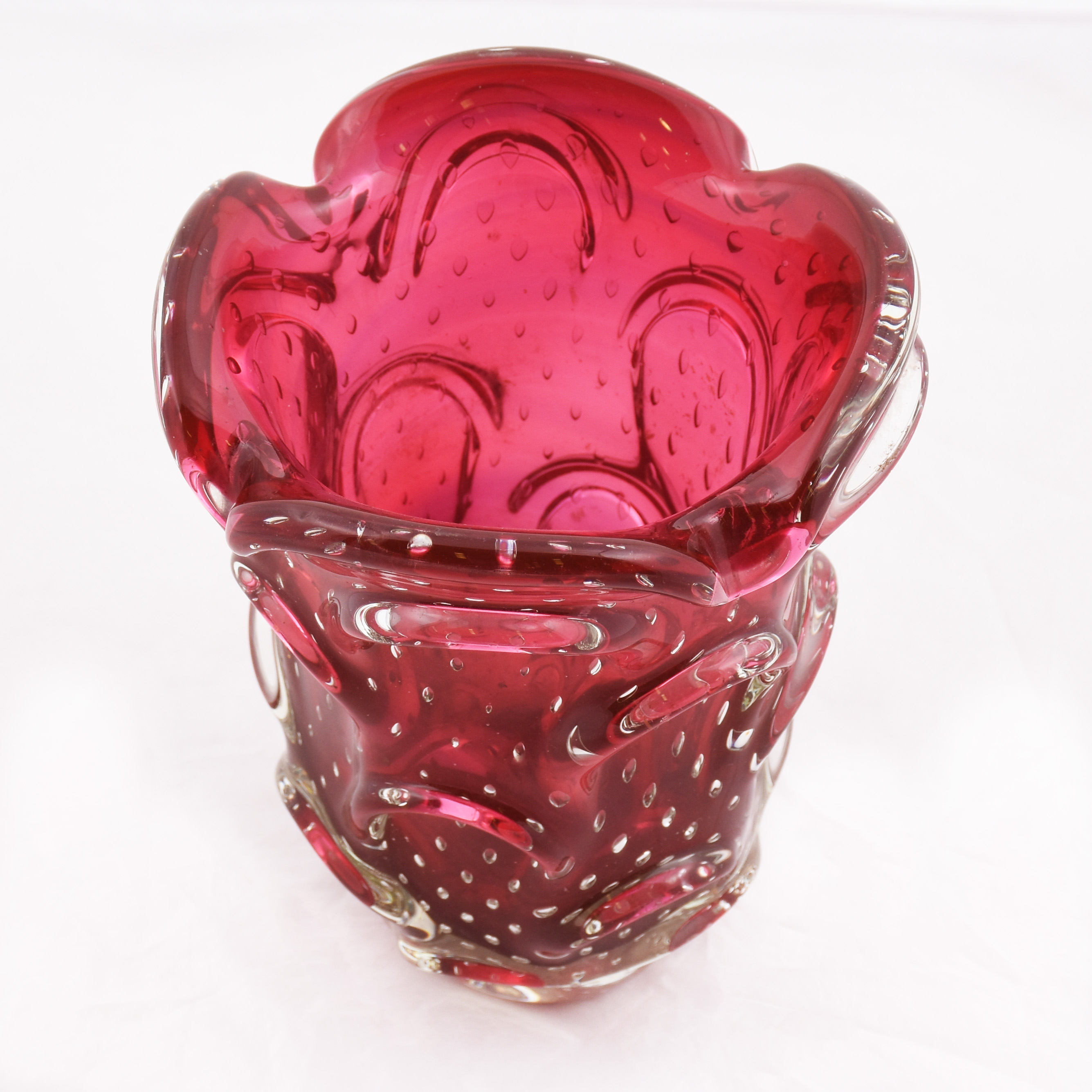 Vaso em vidro artístico soprado de Murano - foto 2 de 3