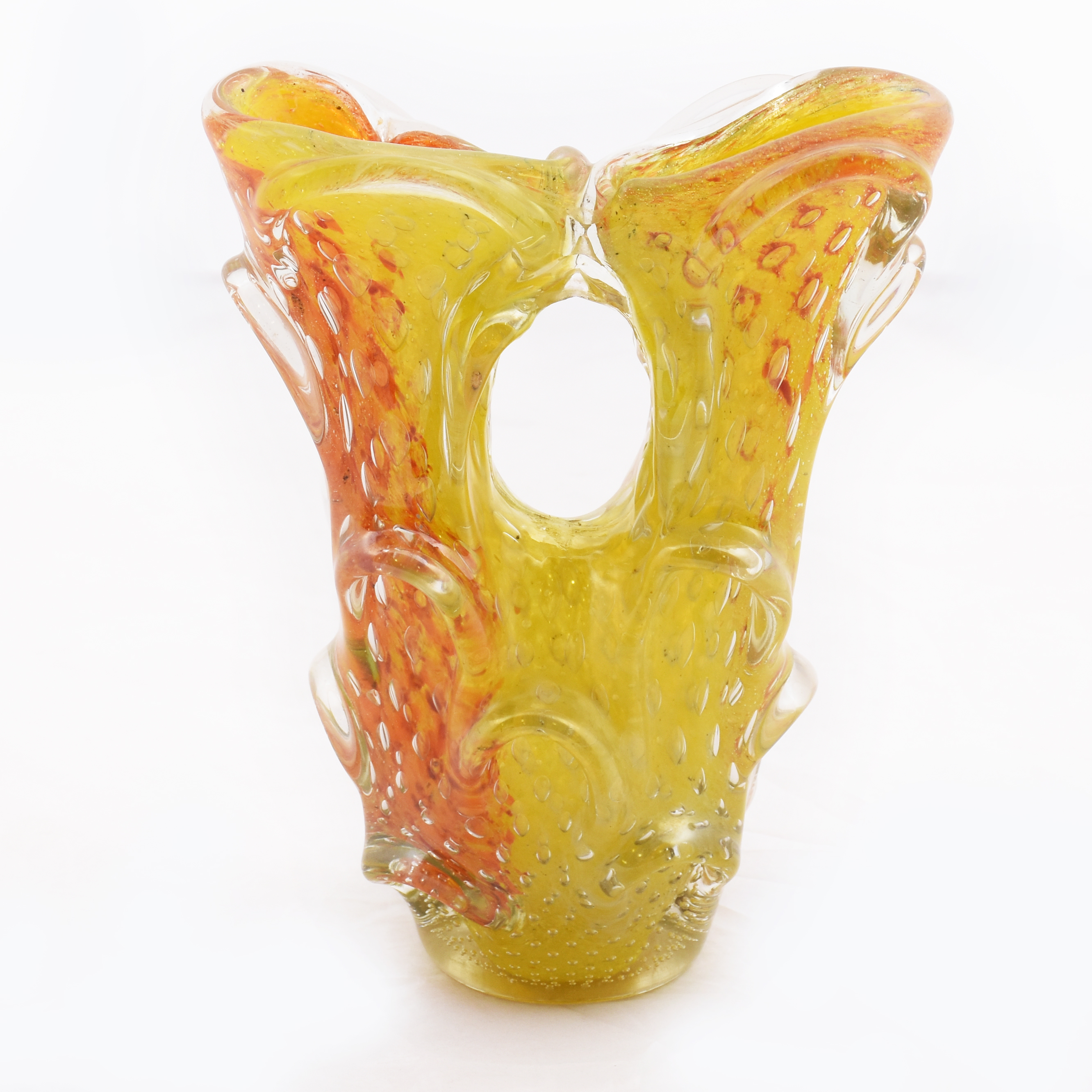 Vaso em vidro artístico soprado de Murano - foto 1 de 3