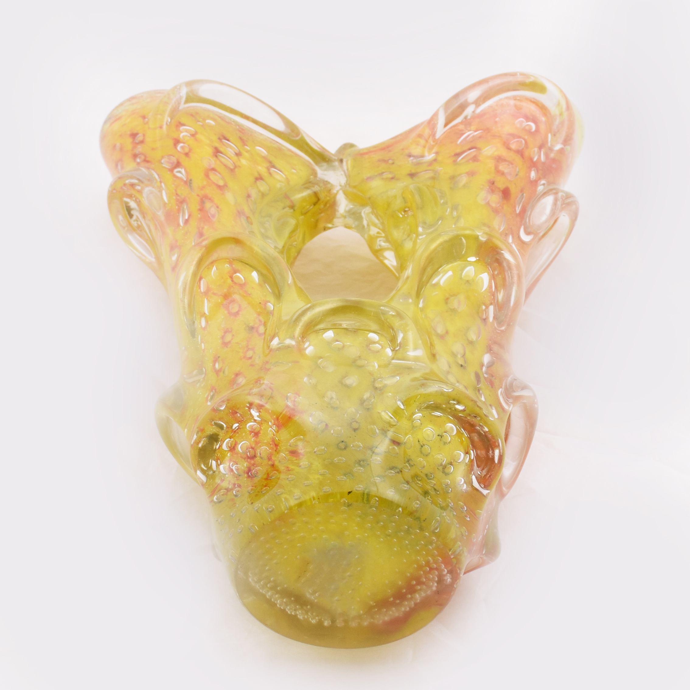 Vaso em vidro artístico soprado de Murano - foto 2 de 3