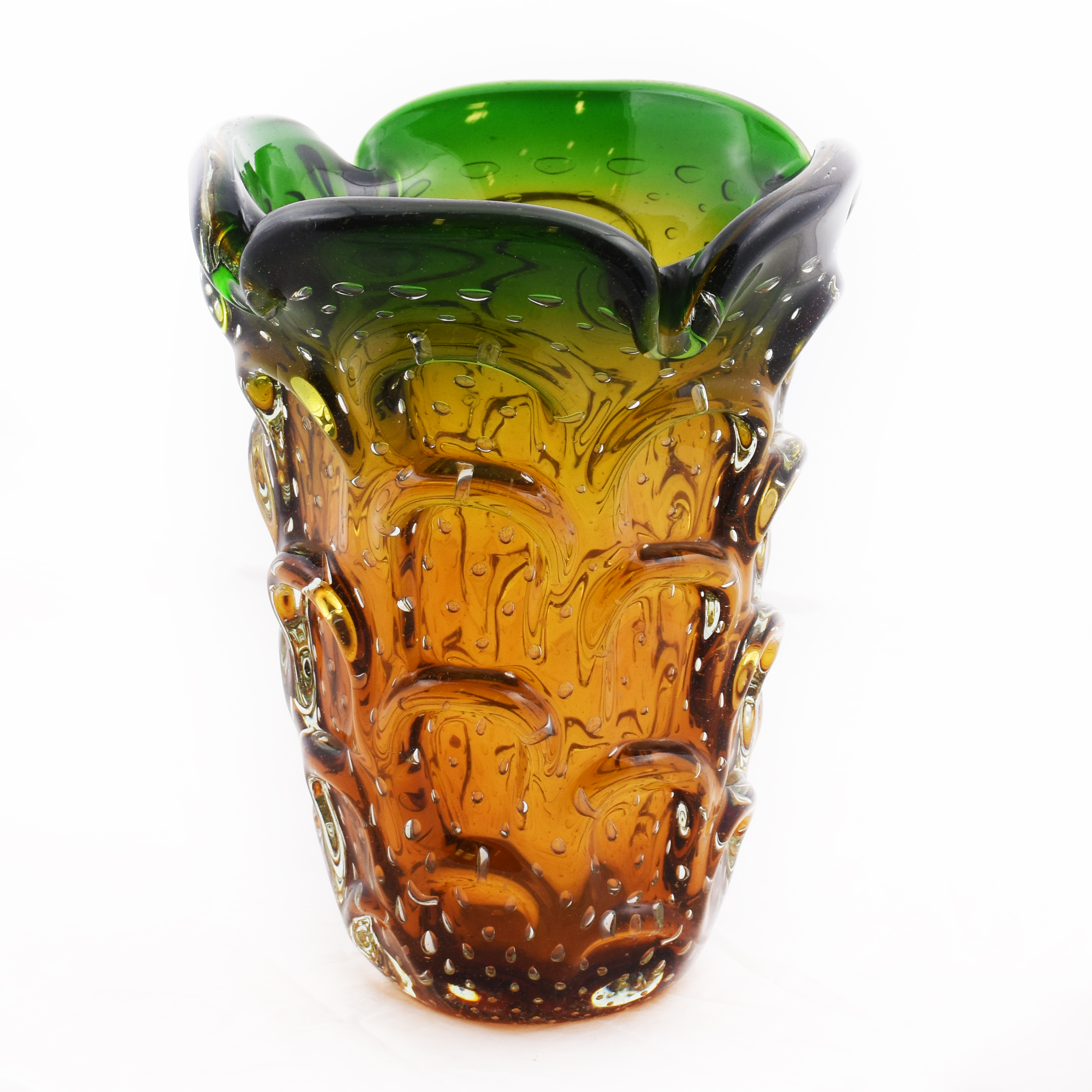 Vaso em vidro artístico soprado de Murano - foto 1 de 2