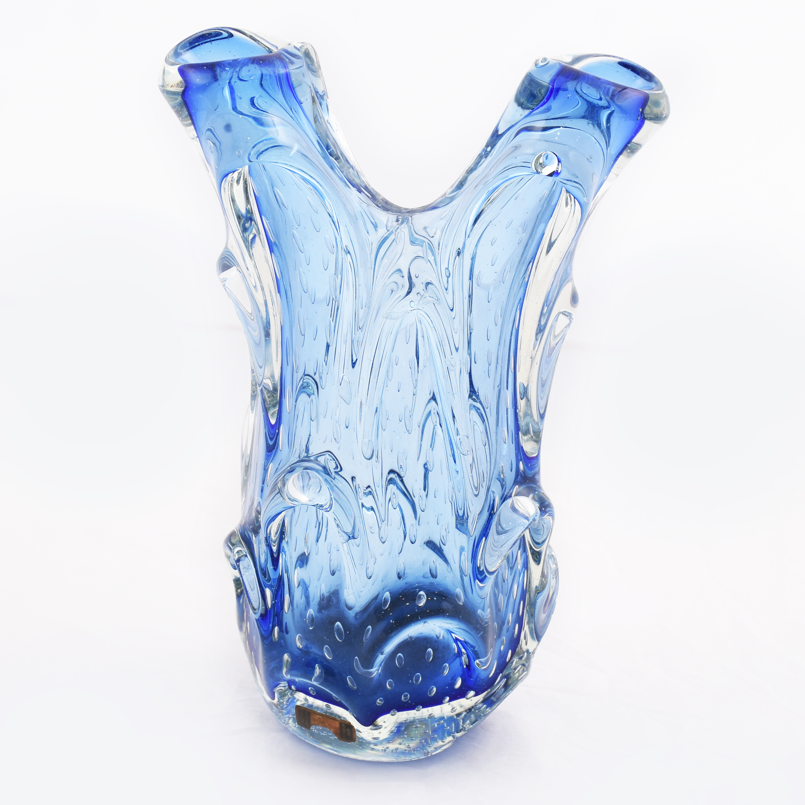 Vaso em vidro artístico soprado de Murano - foto 1 de 3